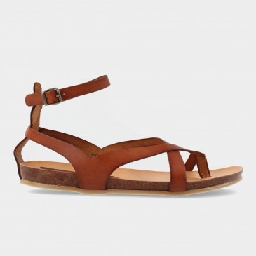 Cognac Sandalen | Red-Rag 79238