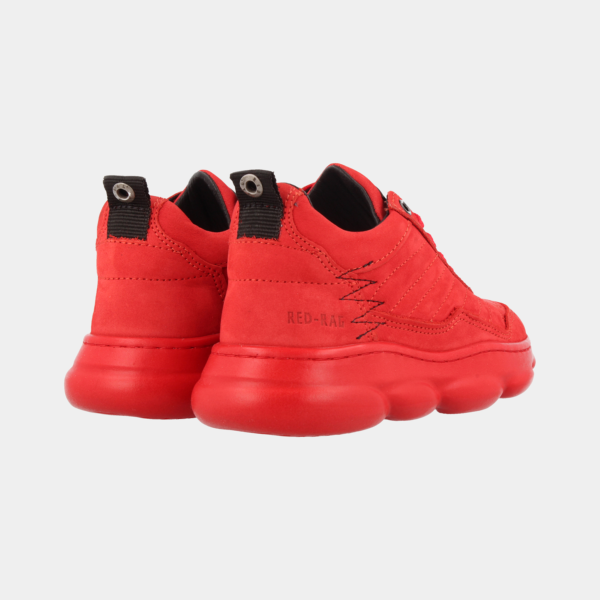 sneakers red rag