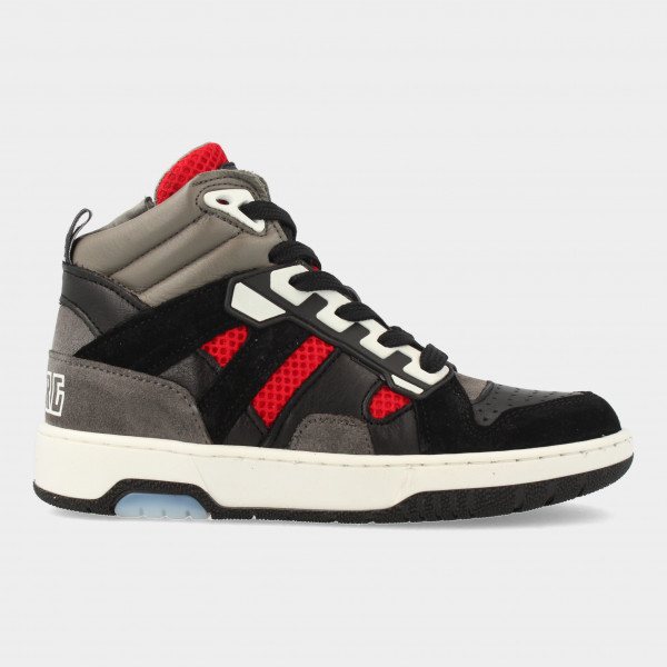 Hoge Zwarte Sneakers | Red-Rag 13679