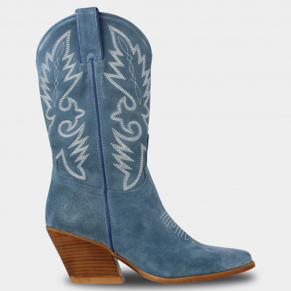 Blauwe western boots | 77424