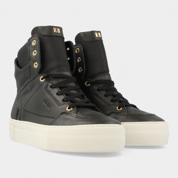 Stoere Hoge Fashion Sneakers Zwart - Uwantisell.nl