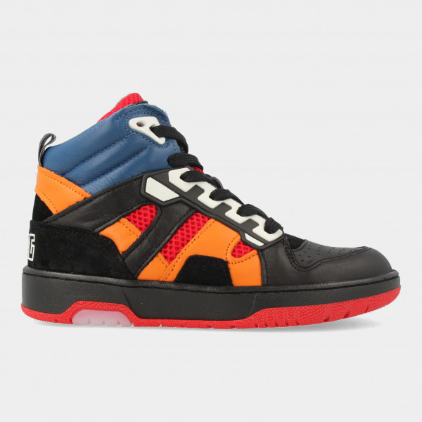 Hoge oranje sneakers | 13679