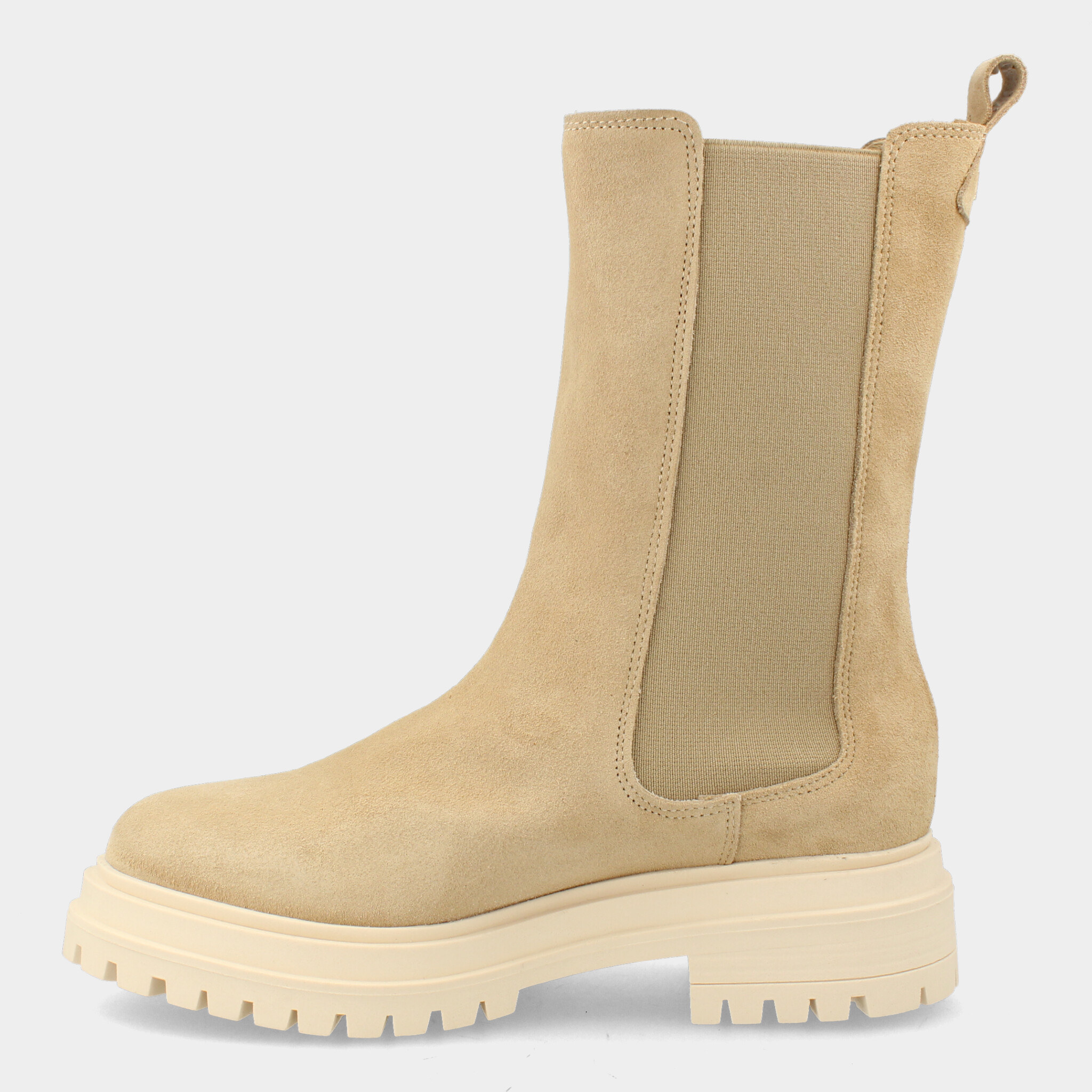 Via Vai - Alexis hoge chelsea boots beige