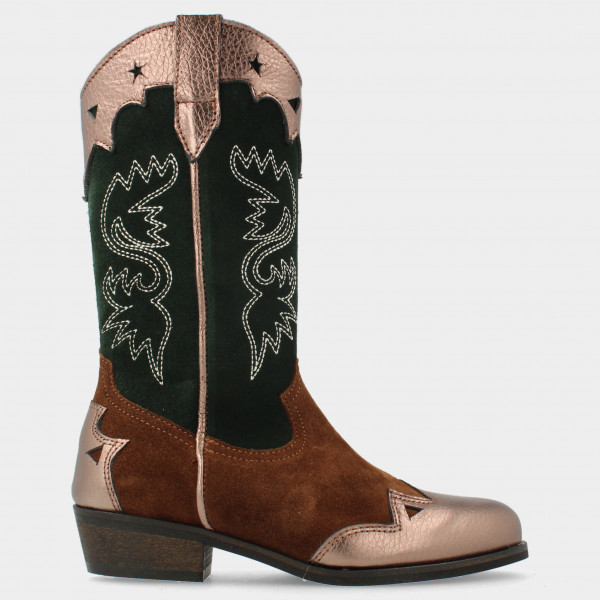 Bronzen western boots | 11244