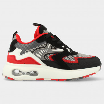 Grijs-Rode sneakers | 15845