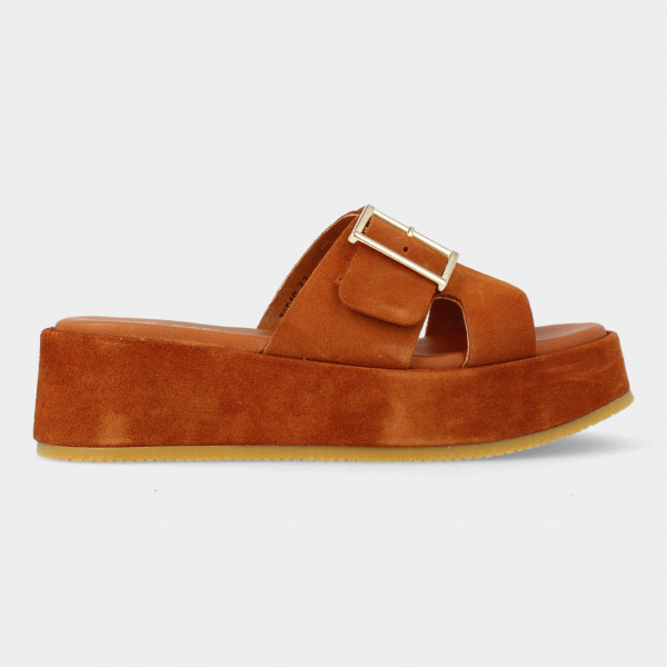 Cognac Sandalen | Red-Rag 79546