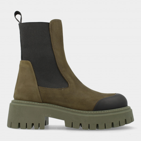 Groene Chelsea Boots | Red-Rag 76884