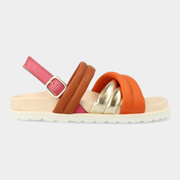 Cognac Sandalen | Red-Rag 19366