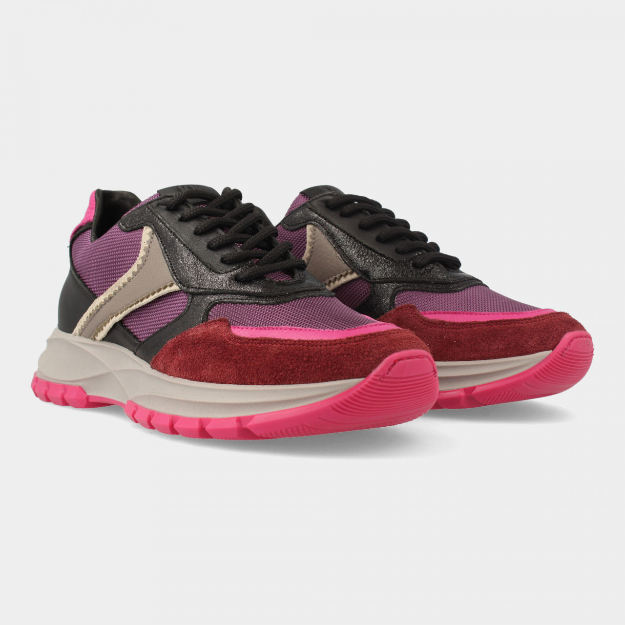Paarse Sneakers | Red-Rag 76962