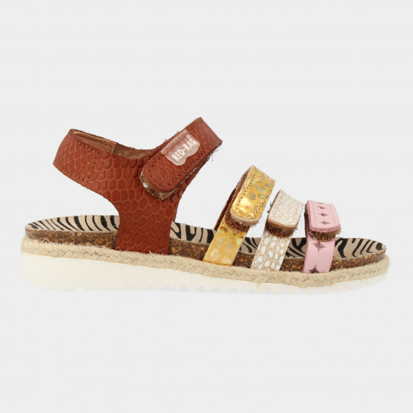 Cognac Sandalen | Red-Rag 19322