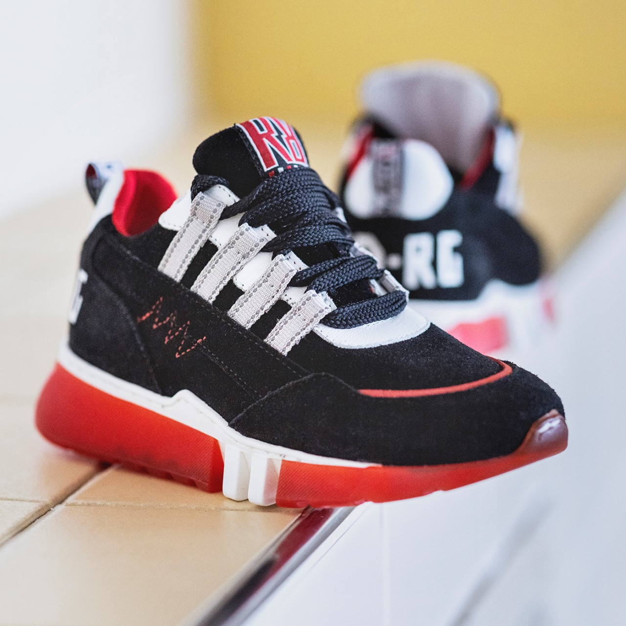 Zwarte Sneakers | Red-Rag 13593