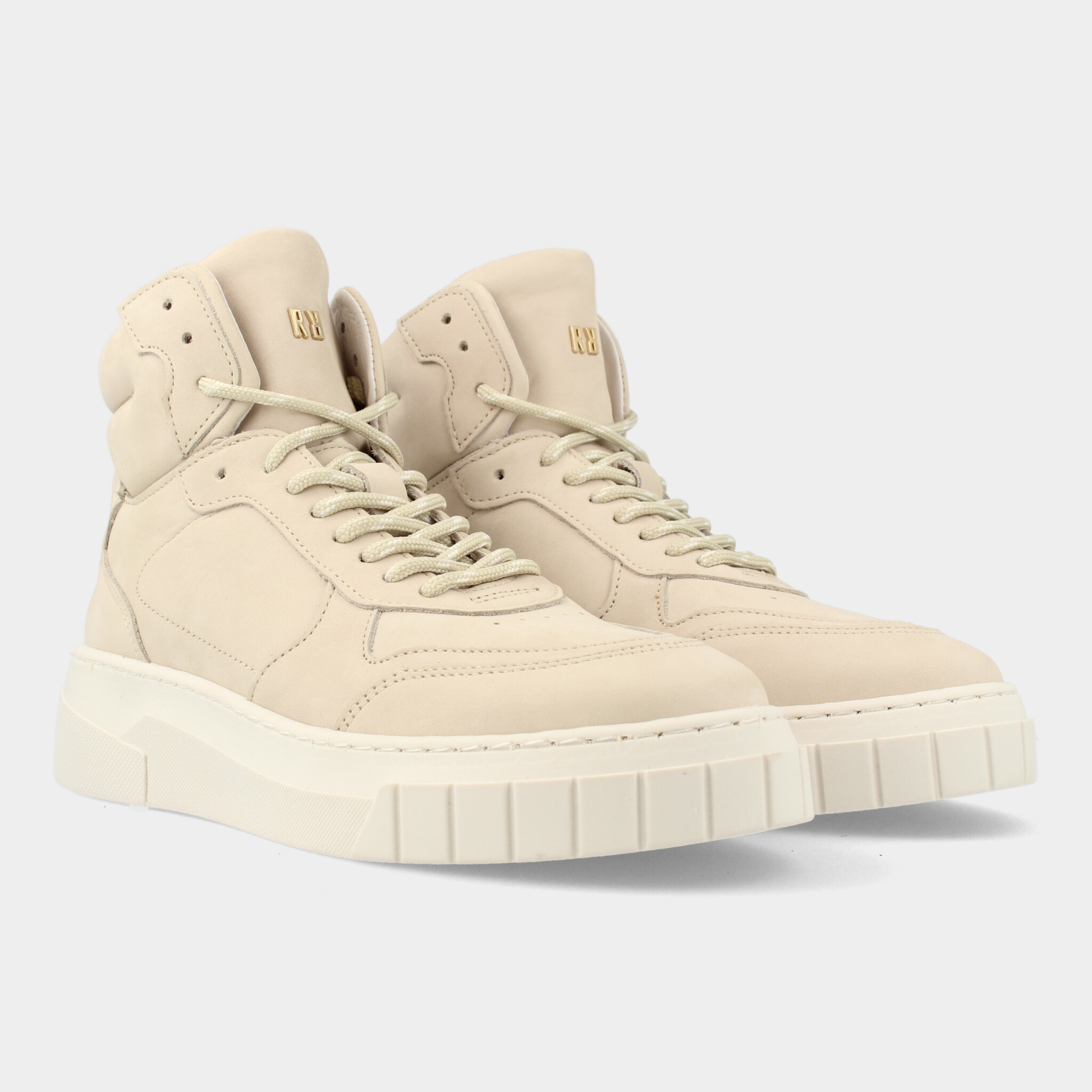 Red Rag 76702 leren sneakers wit - Schoenen.nl