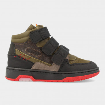 Hoge Groene Sneakers | Red-Rag 13627