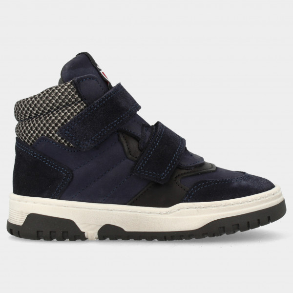 Blauwe hoge sneaker | 13921
