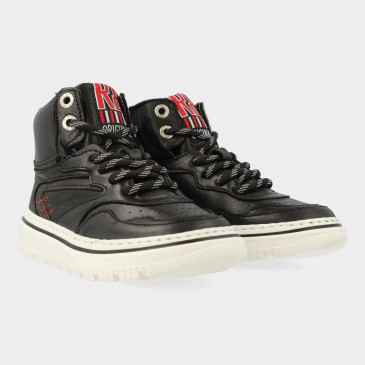 Hoge Zwarte Sneakers | Red-Rag 13515